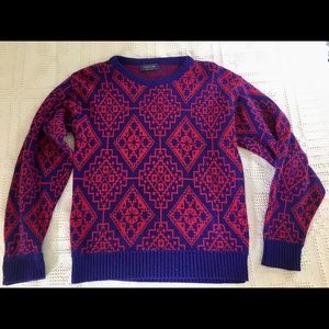 Knit pattern sweater